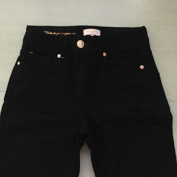 Ted Baker Black Sparkle Jeans - Picture 2 of 6